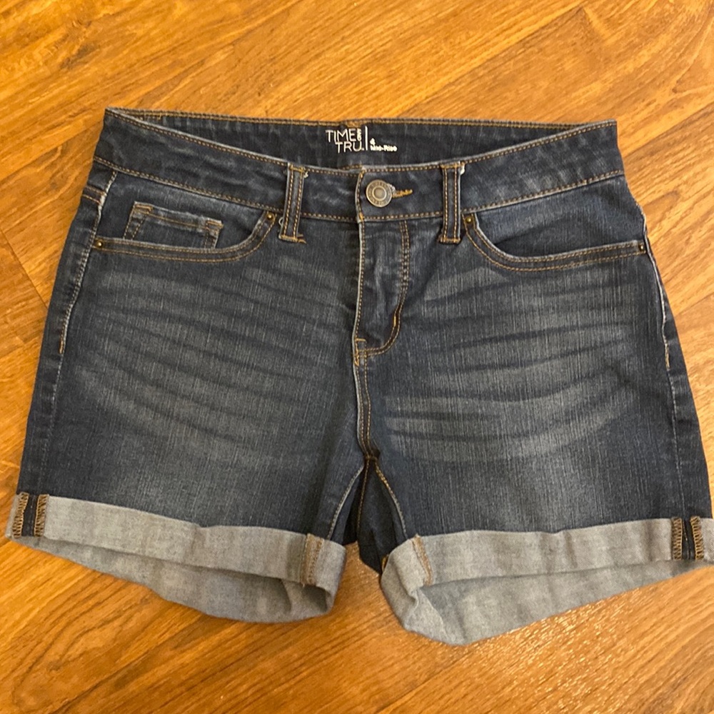 Denim shorts